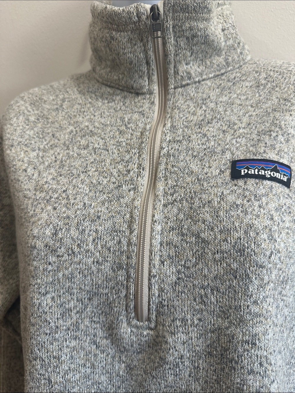 Patagonia Gray 1/4 Zip Better Sweater Pullover - Picture 3 of 15